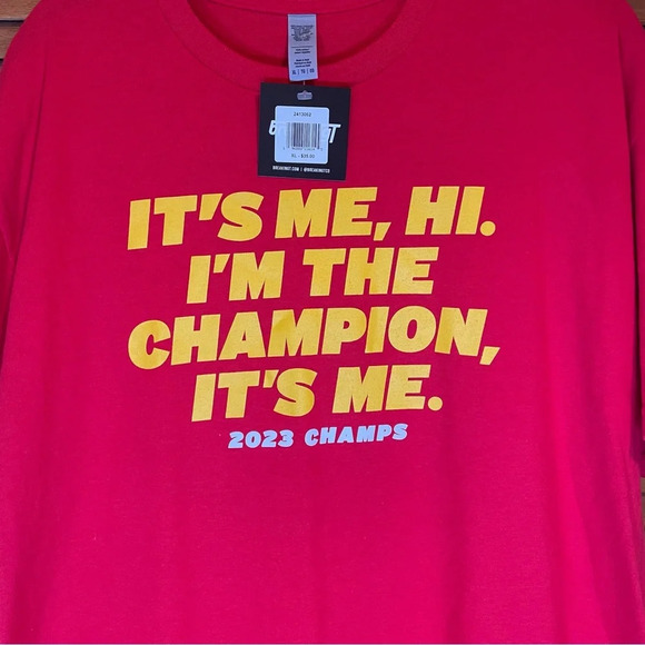 Kansas City Chiefs Breaking T Super Bowl 23 Rare T-Shirt Size XL NWT - Picture 2 of 5